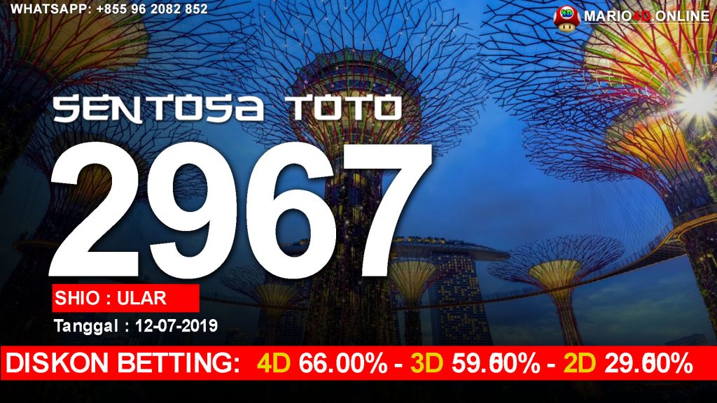 Result Sentosa Toto 12 Juli