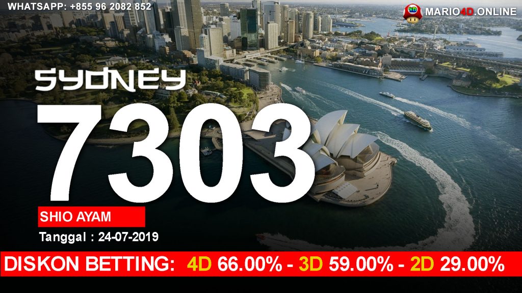 HASIL RESULT SYDNEY POOLS 24 JULI 2019