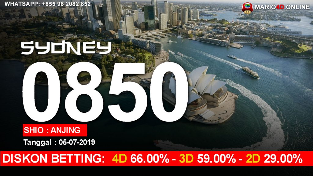 RESULT SYDNEY POOLS 05 Juli 2019