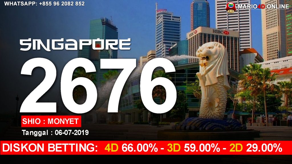 RESULT SINGAPURA 06 JULI 2019