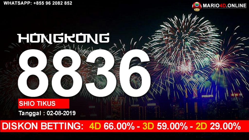 RESULT HONGKONG POOLS 02 AGUSTUS