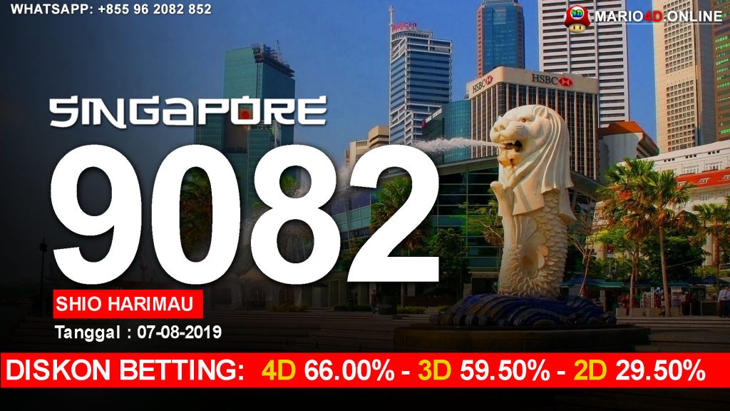 HASIL RESULT SINGAPURA 07 AGUSTUS 2019