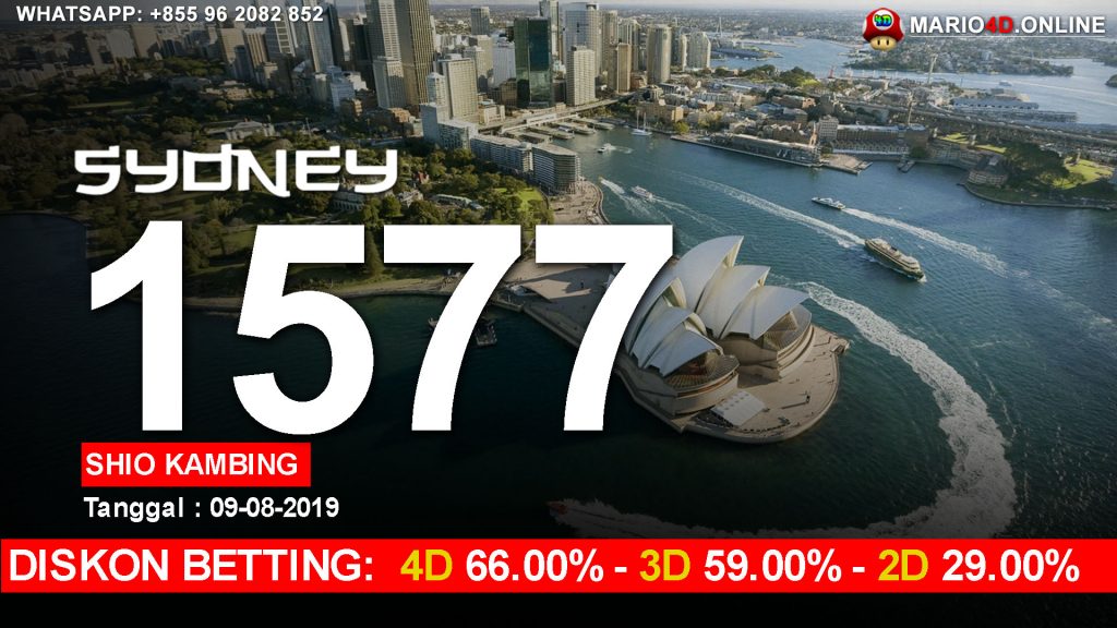 HASIL RESULT SYDNEY POOLS 09 AGUSTUS 2019