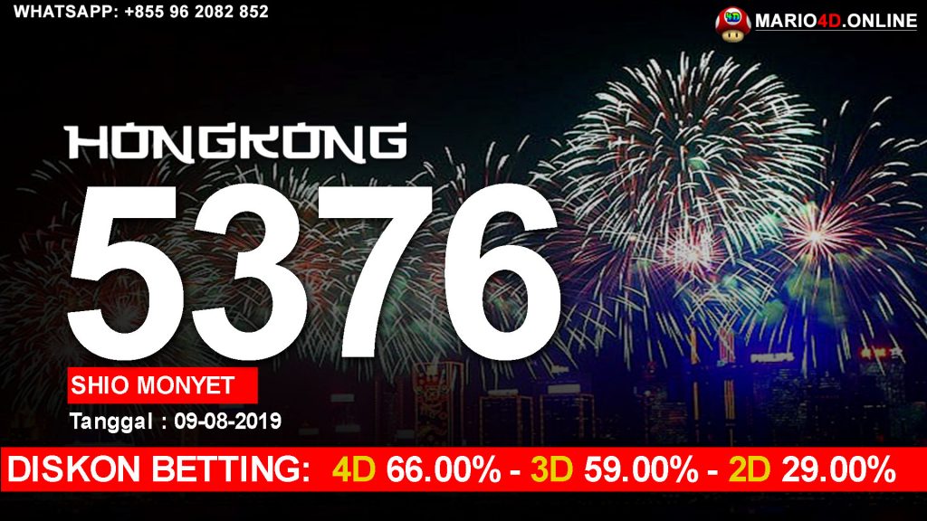 RESULT HONGKONG POOLS 09 AGUSTUS