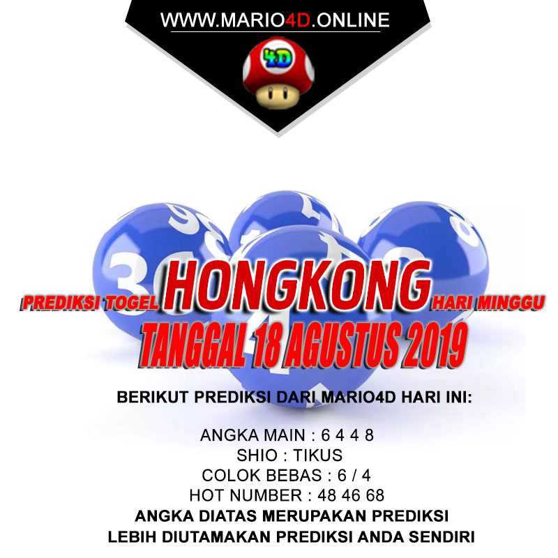 PREDIKSI HONGKONG POOLS 18 AGUSTUS