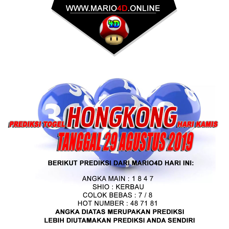 PREDIKSI HONGKONG POOLS 29 AGUSTUS