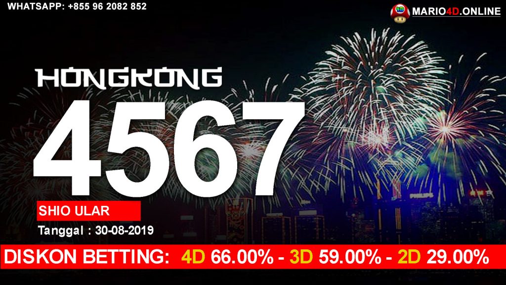 HASIL REULT HONGKONG POOLS 30 AGUSTUS 2019