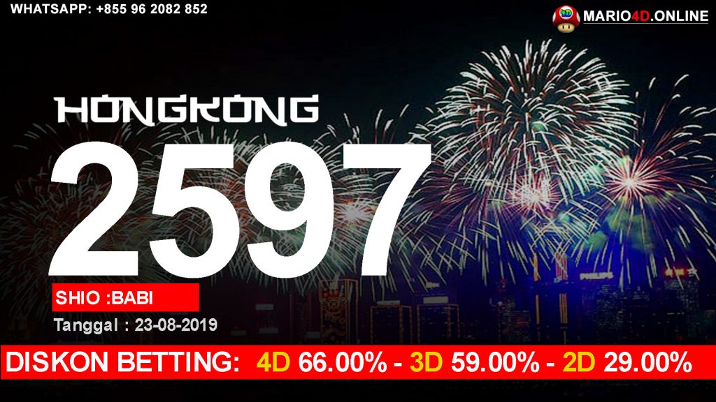 HASIL RESULT HONGKONG 23 AGUSTUS 2019.