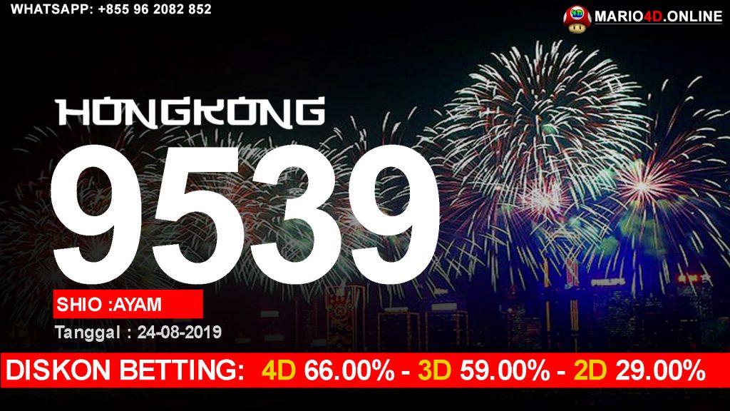 HASIL RESULT HONGKONG POOLS 24 AGUSTUS 2019