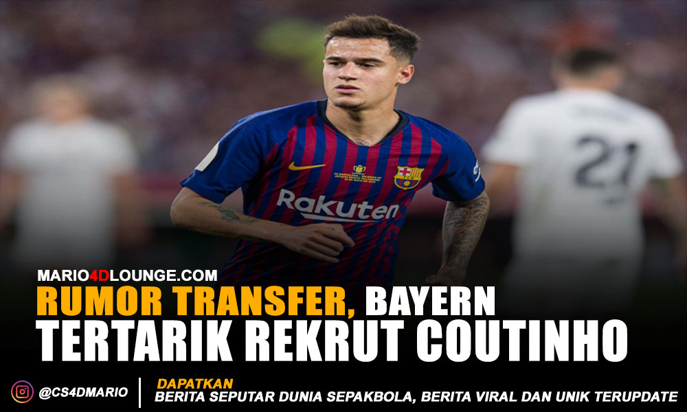 Rumor Transfer: Bayern Tertarik Rekrut Coutinho dari Barcelona