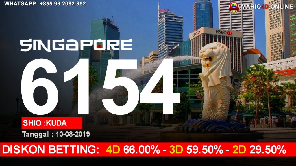 RESULT SINGAPORE POOLS 10 AGUSTUS 2019.