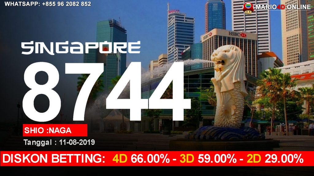 RESULT SINGAPORE POOLS 11 AGUSTUS 2019.