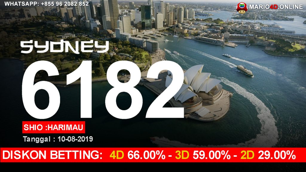 RESULT SYDNEY POOLS 10 AGUSTUS 2019