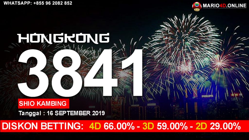 RESULT HONGKONG POOLS 16 SEPTEMBER 2019