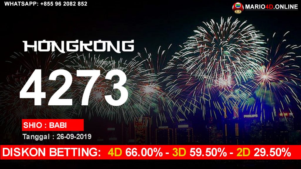 RESULT HONGKONG POOLS 26 SEPTEMBER 2019