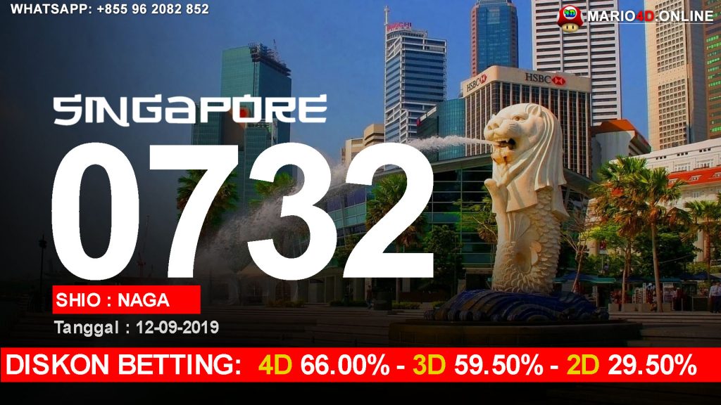 HASIL RESULT SINGAPORE POOLS 12 SEPTEMBER 2019