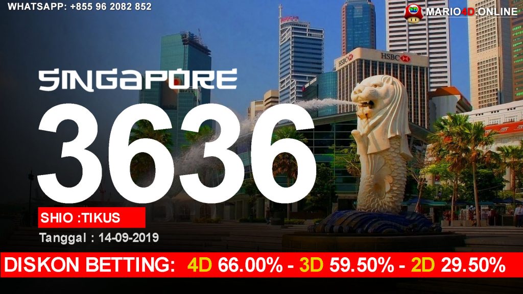 HASIL RESULT SINGAPORE POOLS 14 SEPTEMBER 2019