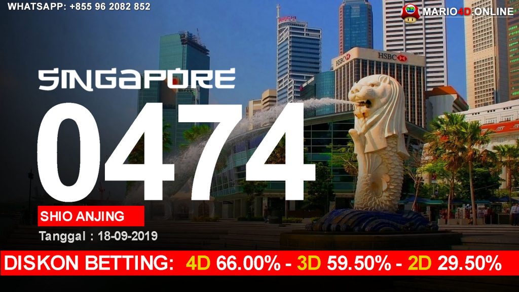 HASIL RESULT SINGAPORE POOLS 18 SEPTEMBER 2019