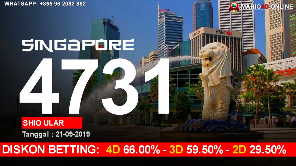 HASIL RESULT SINGAPORE POOLS 21 SEPTEMBER 2019