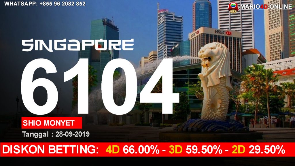 HASIL RESULT SINGAPORE POOLS 28 SEPTEMBER 2019