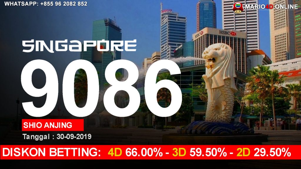 HASIL RESULT SINGAPORE POOLS 30 SEPTEMBER 2019