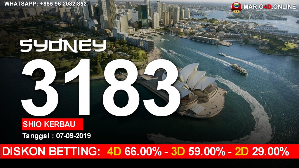 RESULT SYDNEY POOLS 07 SEPTEMBER 2019