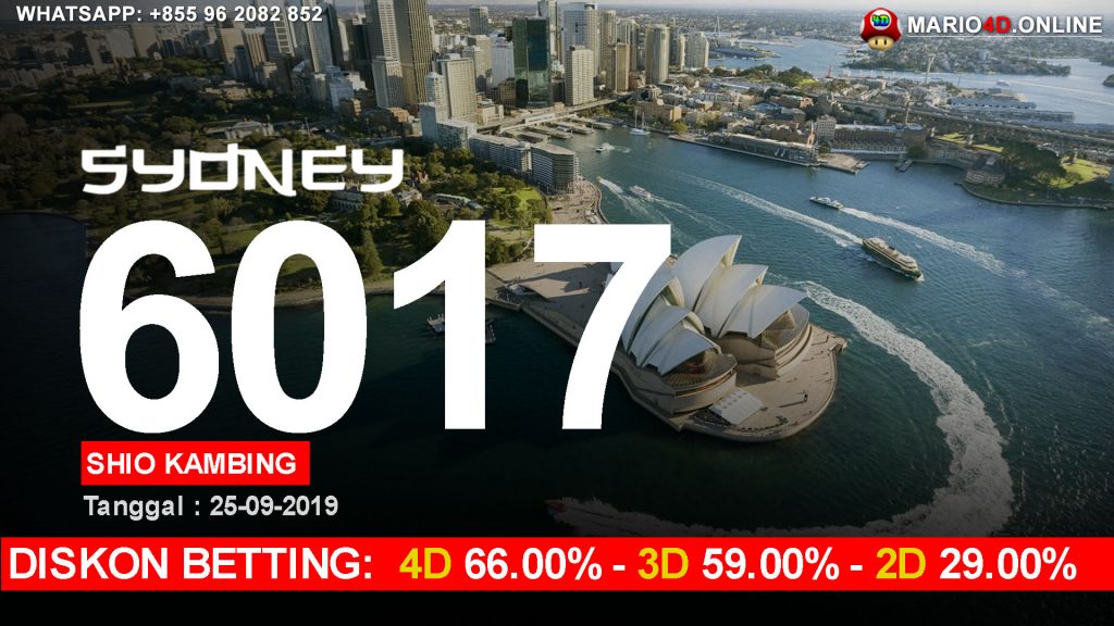 HASIL RESULT SYDNEY POOLS 25 SEPTEMBER 2019