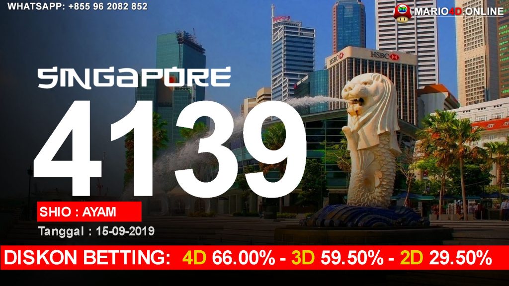 HASIL RESULT SINGAPORE POOLS 15 SEPTEMBER 2019