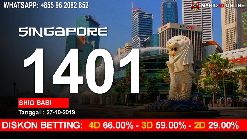 HASIL RESULT SINGAPORE POOLS 27 OKTOBER 2019