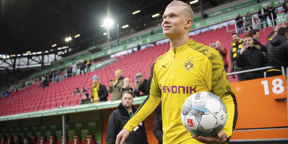 Debut Erling Haaland di Dortmund: Gol 183 Detik, Hattrick 23 Menit