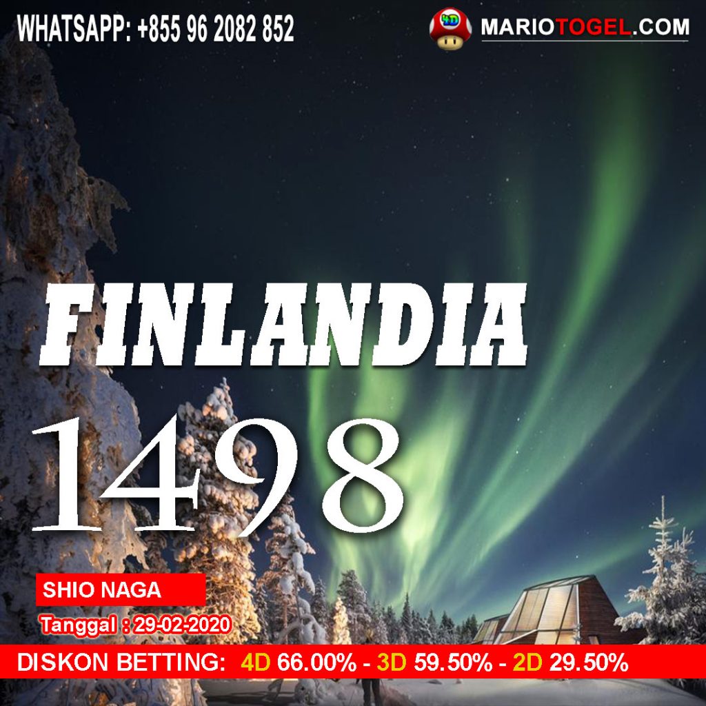 RESULT FINLANDIA 29 FEBRUARI 2020 Mario4D