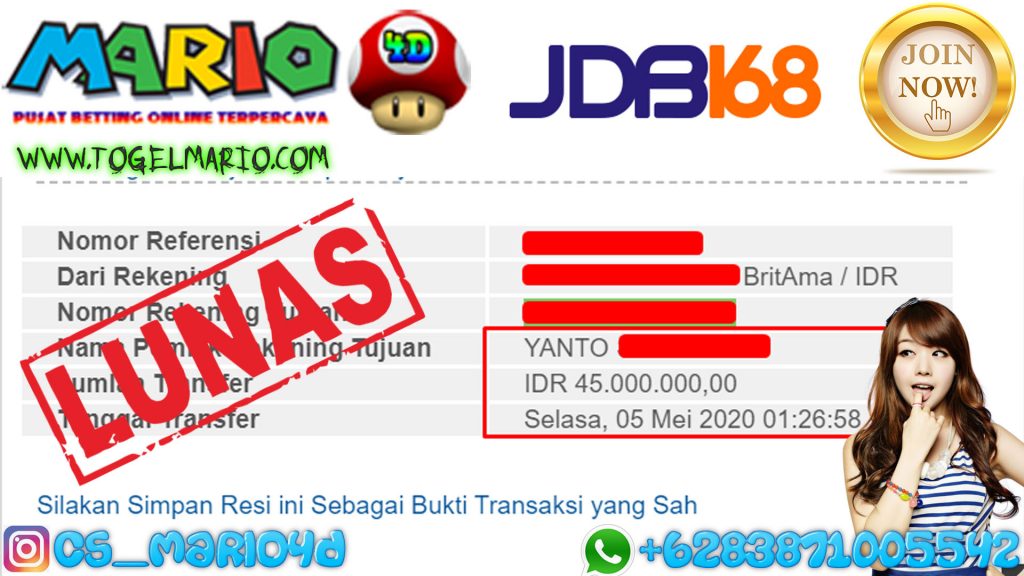 MEMBER JACKPOT JDB168 SLOT GAME 05 Mei 2020