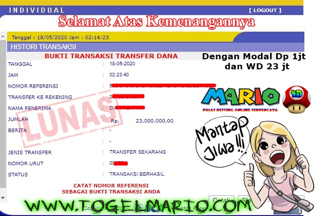 MEMBER JACKPOT JOKER SLOT GAME 18 Mei 2020