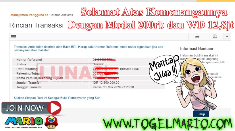 MEMBER JACKPOT JOKER SLOT GAME 21 Mei 2020