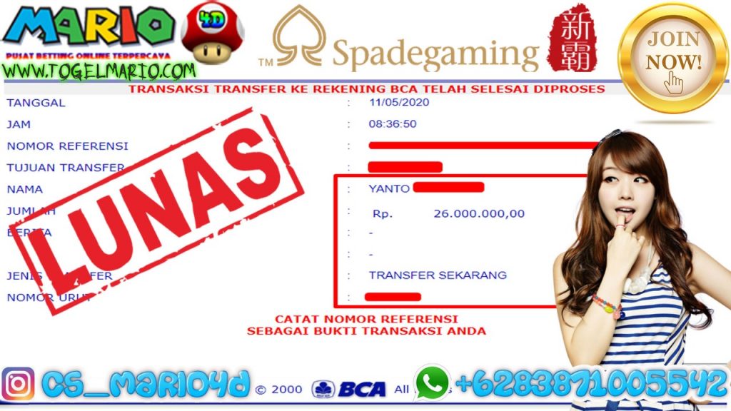 MEMBER JACKPOT SPADE GAMING SLOT GAME 11 Mei 2020