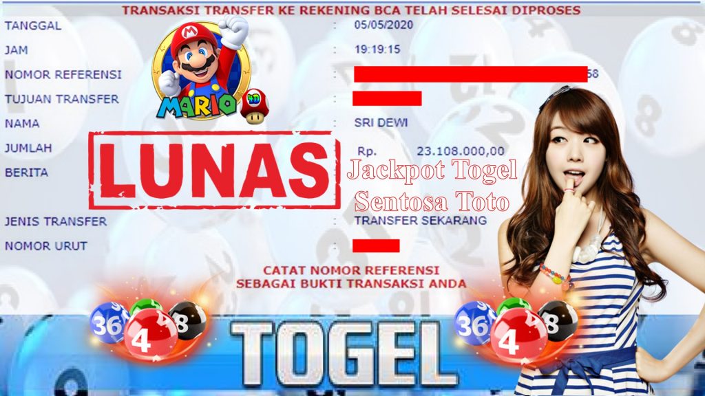 Member Mario4d Jackpot Togel Sentosa Toto 05 May 2020