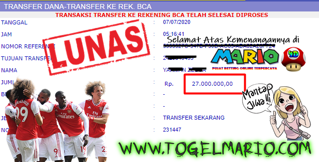 Member Jackpot Di Sportbook M8BET, 7 JULI 2020