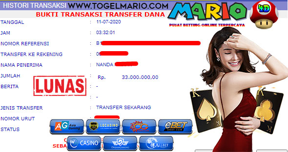 Member Jackpot 33Juta Main CASINO di MARIO4D