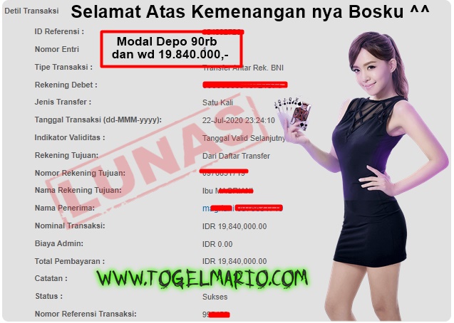 Member Jackpot Togel HONGKONG Pools 22 JULI 2020