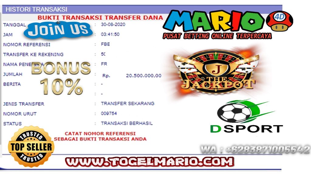 MEMBER JACKPOT SPORTBOOKS D-SPORT