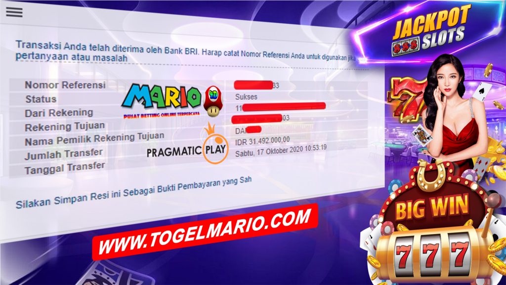 Member Mario4d Jackpot Besar Di Slot Game Pragmatic