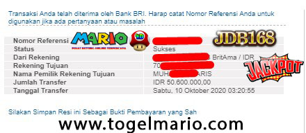 MEMBER JACKPOT JDB168 SLOT GAME 10 OKTOBER 2020