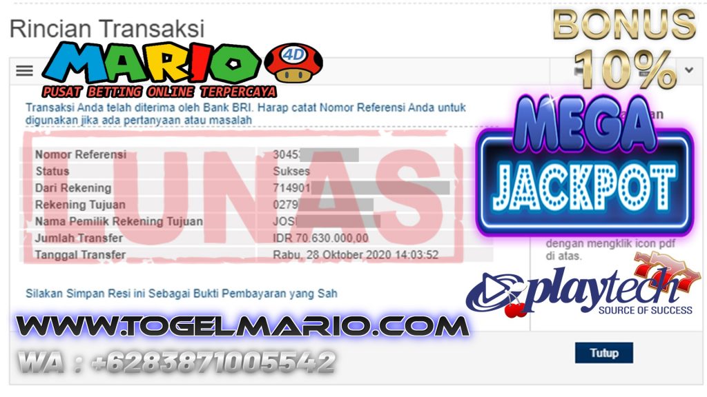 MEMBER JACKPOT SLOT GAME Playtech 28 OKTOBER 2020