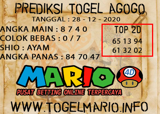 PREDIKSI TOGEL AGOGO4D POOLS 28 DESEMBER 2020