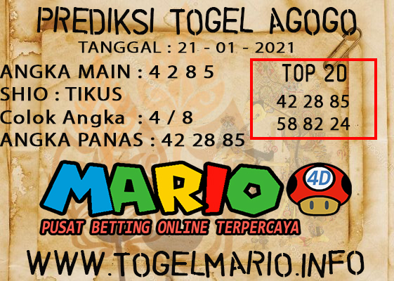 PREDIKSI TOGEL AGOGO4D POOLS 21 JANUARI 2021