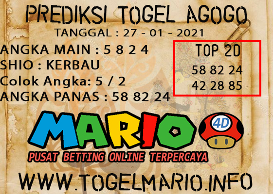 PREDIKSI AGOGO4D POOLS 27 JANUARI 2021