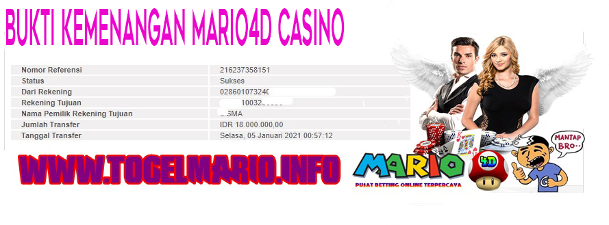 MEMBER JACKPOT WM CASINO 05 JANUARI 2021