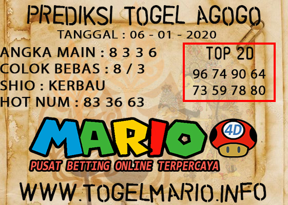 PREDIKSI TOGEL AGOGO4D 06 JANUARI 2021