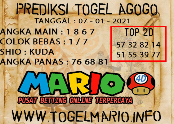 PREDIKSI TOGEL AGOGO4D 07 JANUARI 2021