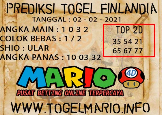 PREDIKSI FINLANDIA LOTTERY 02 FEBRUARI 2021